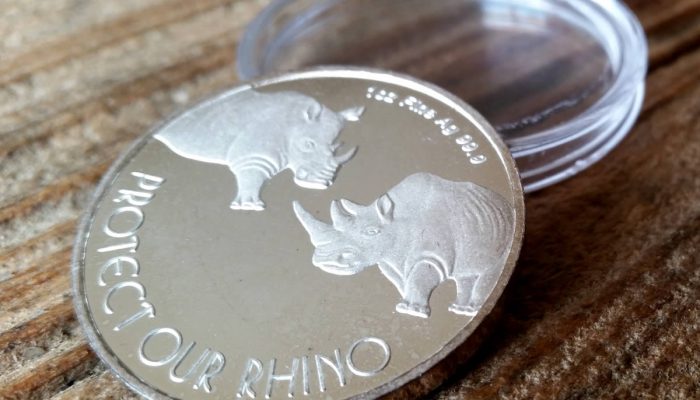 Protect Our Rhino Silver Coin